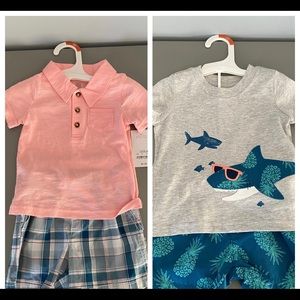 Carter's boy matching set NWT